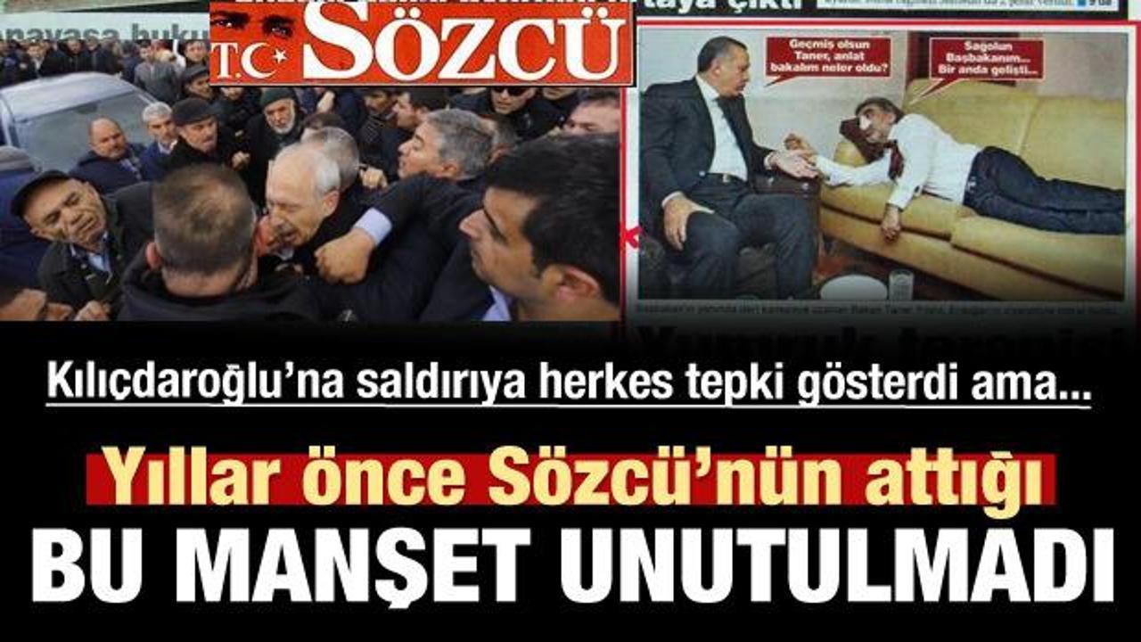Kılıçdaroğlu'na yapılan saldırı sonrası akıllara o manşet geldi!