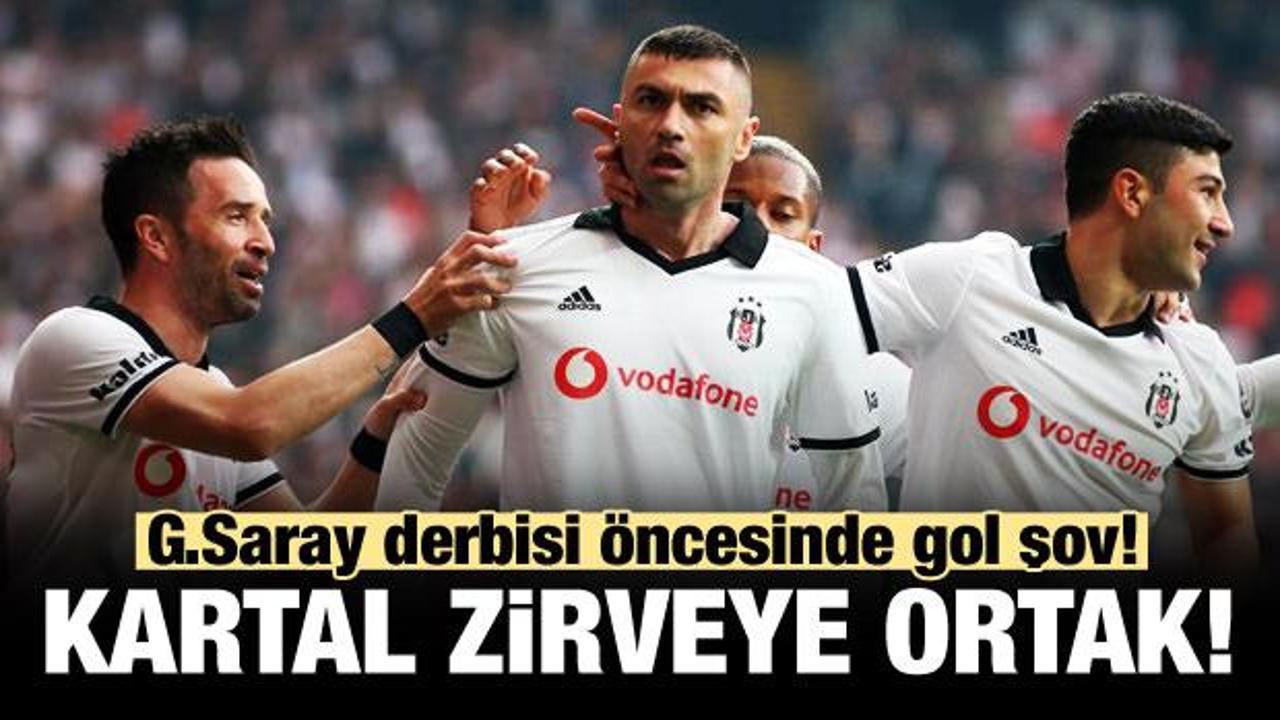 Galatasaray öncesi Beşiktaş'tan gol şov!