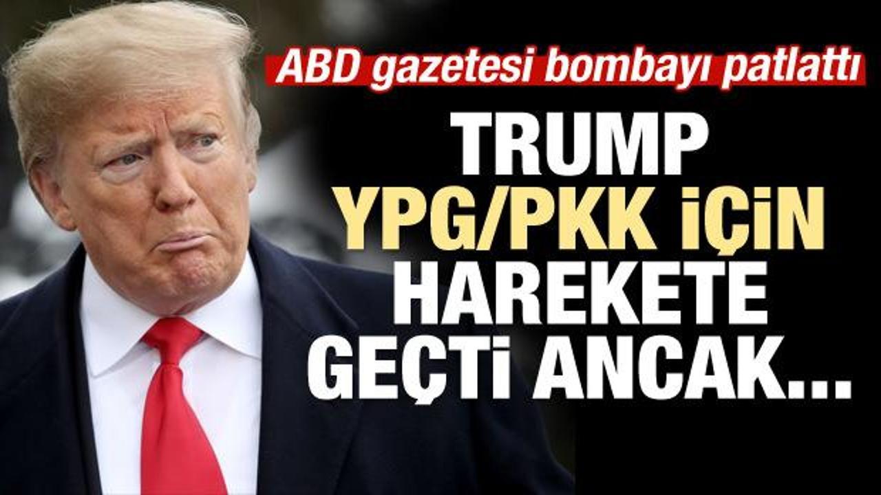 Trump YPG/PKK'ya aradığı desteği bulamadı