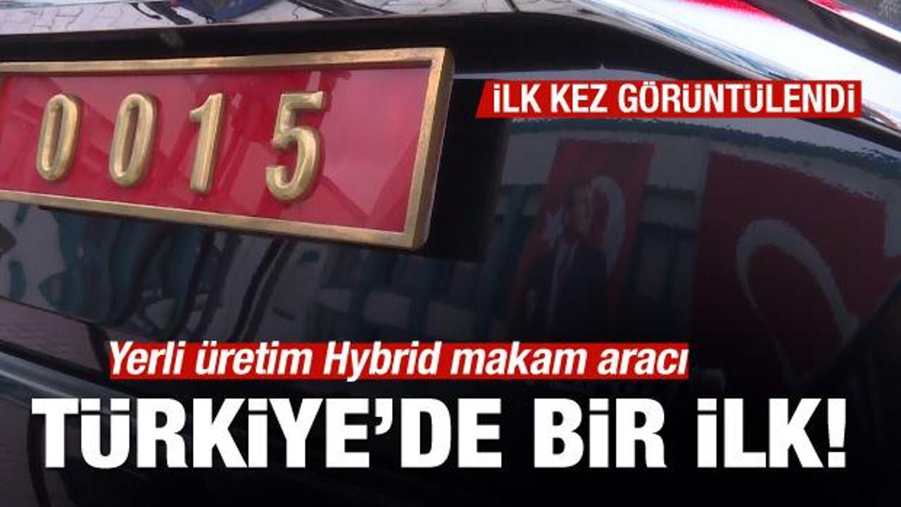 Türkiye'de bir ilk! Hybrid makam aracı