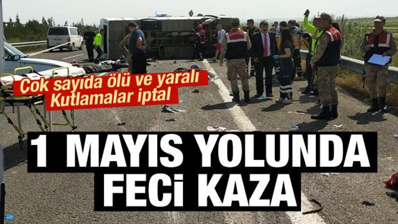 1 Mayıs'ta feci kaza: &Ouml;l&uuml; ve yaralılar var...