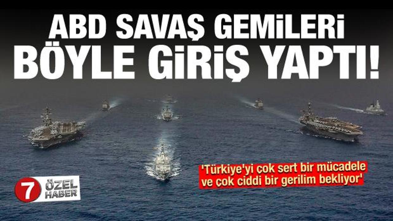 Savaş gemileri böyle geldi: Türkiye'yi çok sert bir mücadele bekliyor