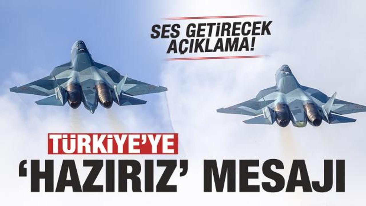 Türkiye'ye mesaj: Biz hazırız!