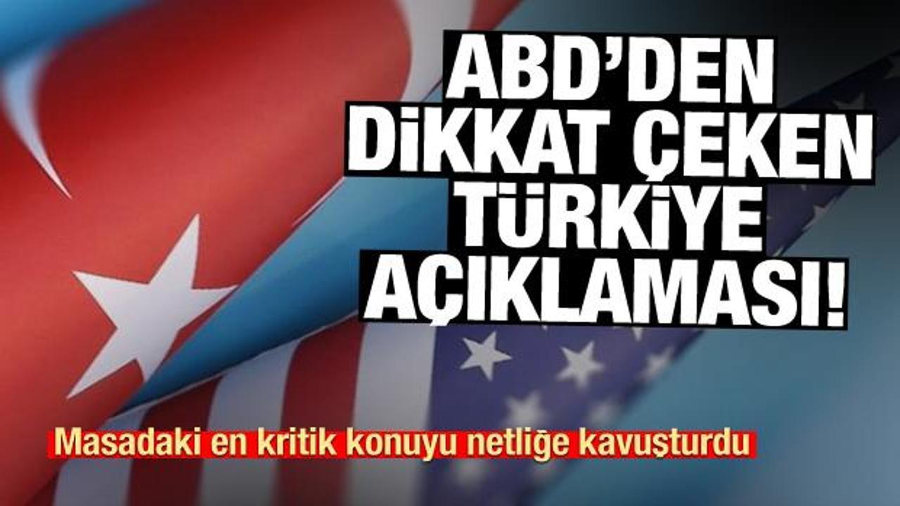 ABD'den Türkiye açıklaması: Fikir birliğine varamadık