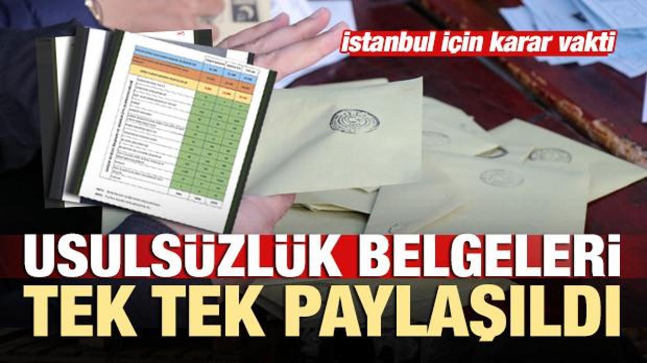 AK Parti İstanbul'daki usulsüzlüklerin belgelerini tek tek paylaştı