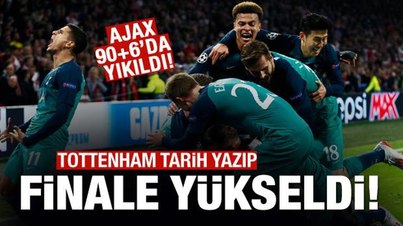 Devler Ligi'nde tarihi gece! Ajax yıkıldı, Tottenham çıldırdı!
