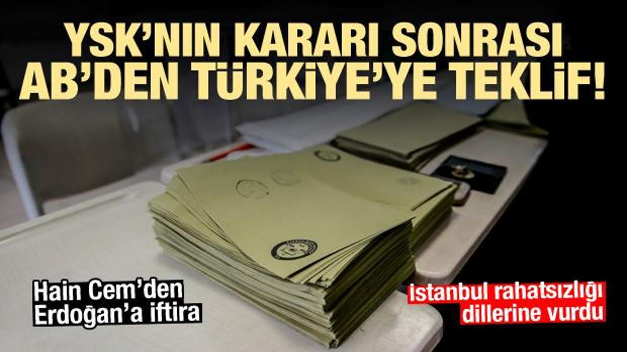 YSK'nın kararı sonrası Türkiye'ye teklif!Hain Cem'den Erdoğan'a iftira