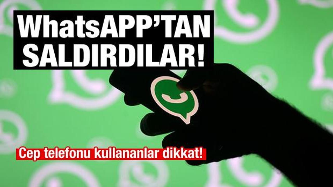 Cep telefonu kullananlar dikkat! İsrailliler WhatsApp'tan saldırdı