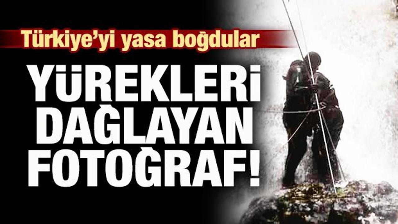 Türkiye'yi yasa boğdular! Yürekleri dağlayan fotoğraf