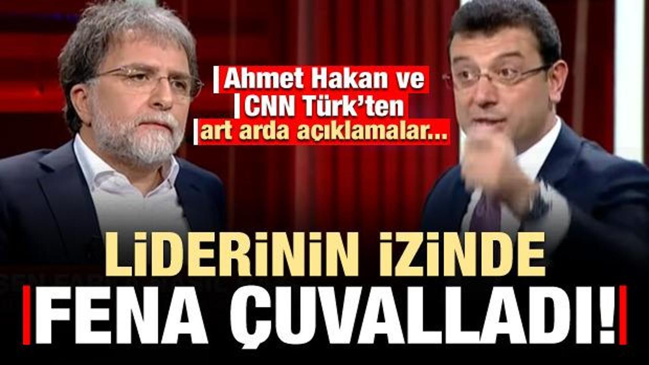CNN Türk ve Ahmet Hakan'dan 'İmamoğlu' açıklaması! Fena çuvalladı