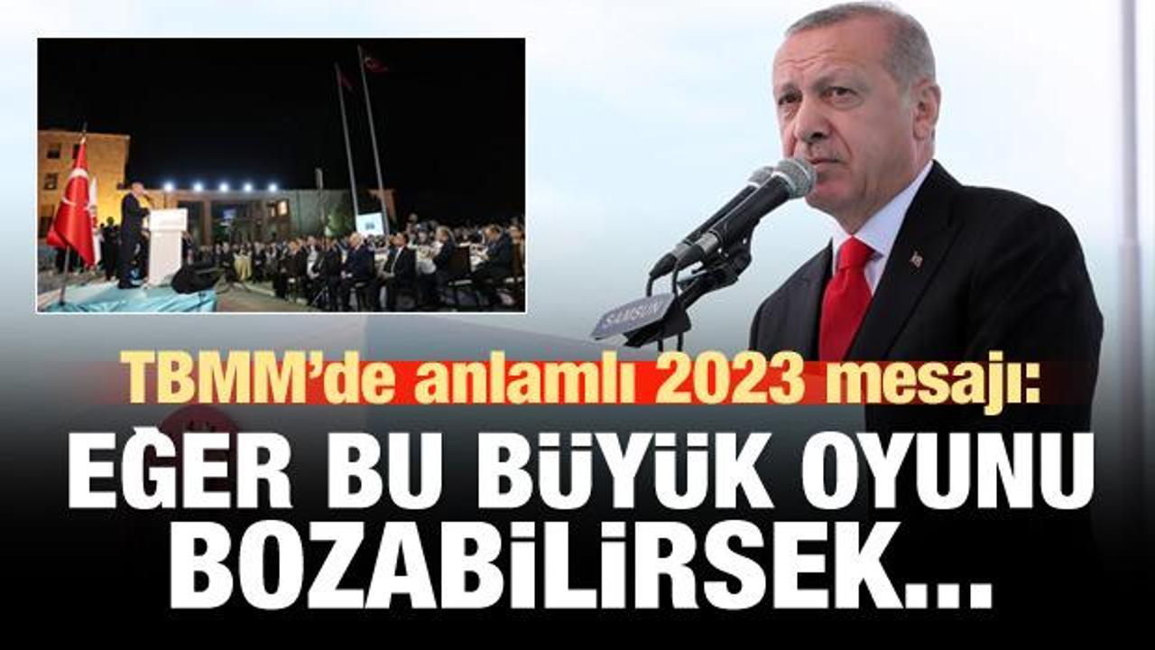 Cumhurbaşkanı Erdoğan TBMM'de konuştu