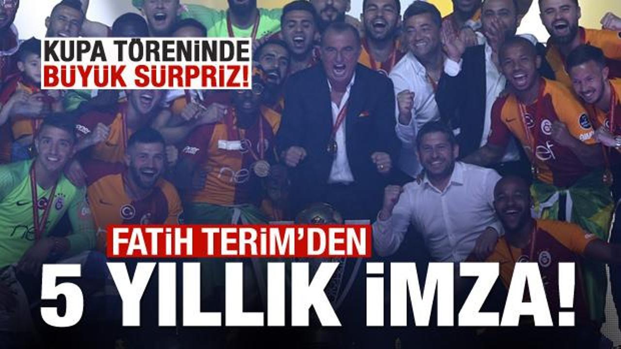 Fatih Terim'den 5 yıllık imza!