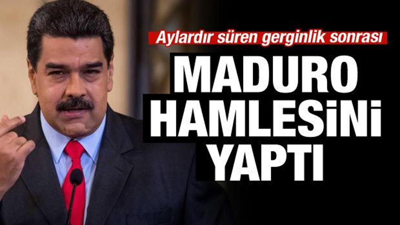 Maduro'dan yeni hamle... 'Erken seçime gidelim'