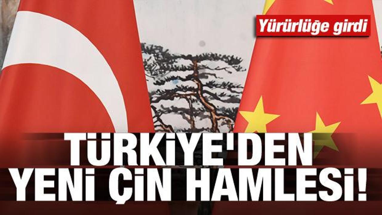 Türkiye'den yeni Çin hamlesi! Yürürlüğe girdi