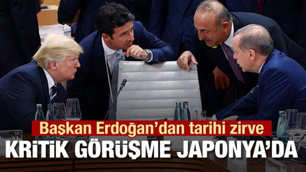 Başkan Erdoğan'dan Trump ve Putin ile Japonya'da tarihi zirve