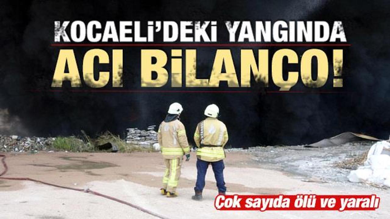 Kocaeli'de büyük yangın! 4 kişi hayatını kaybetti