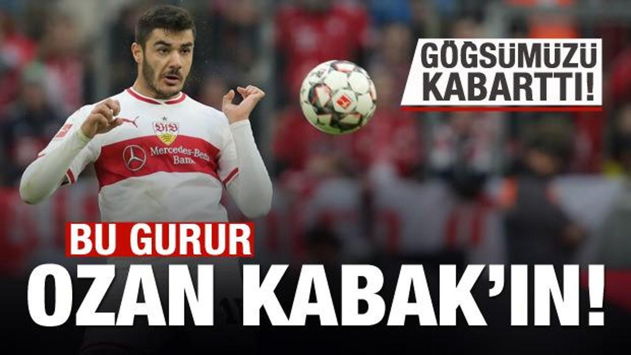 Milli futbolcumuz Ozan Kabak'a büyük onur!