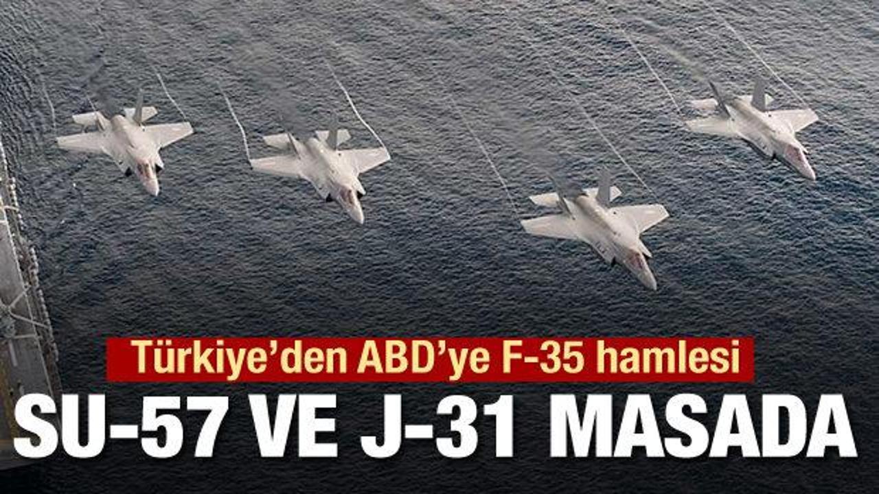 Türkiye'den F-35 hamlesi! Rus ve Çin uçakları masada