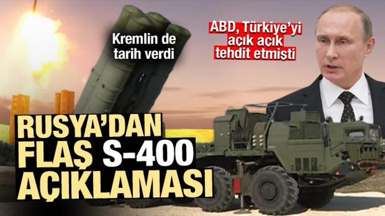ABD'nin Türkiye'ye tehdidi sonrası Rusya'dan iki flaş S-400 açıklaması