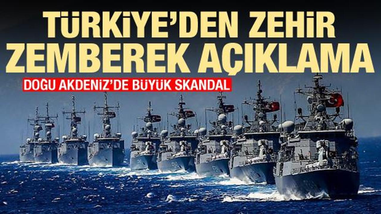 'Doğu Akdeniz'de Türkleri tutuklayın' emrine Türkiye'den sert cevap