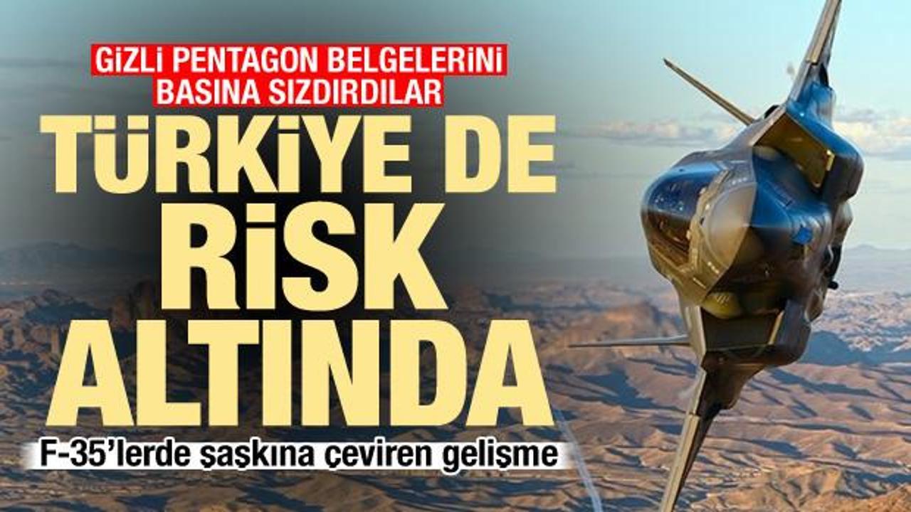 F-35'in gizli Pentagon belgeleri basına sızdı! Türkiye risk altında