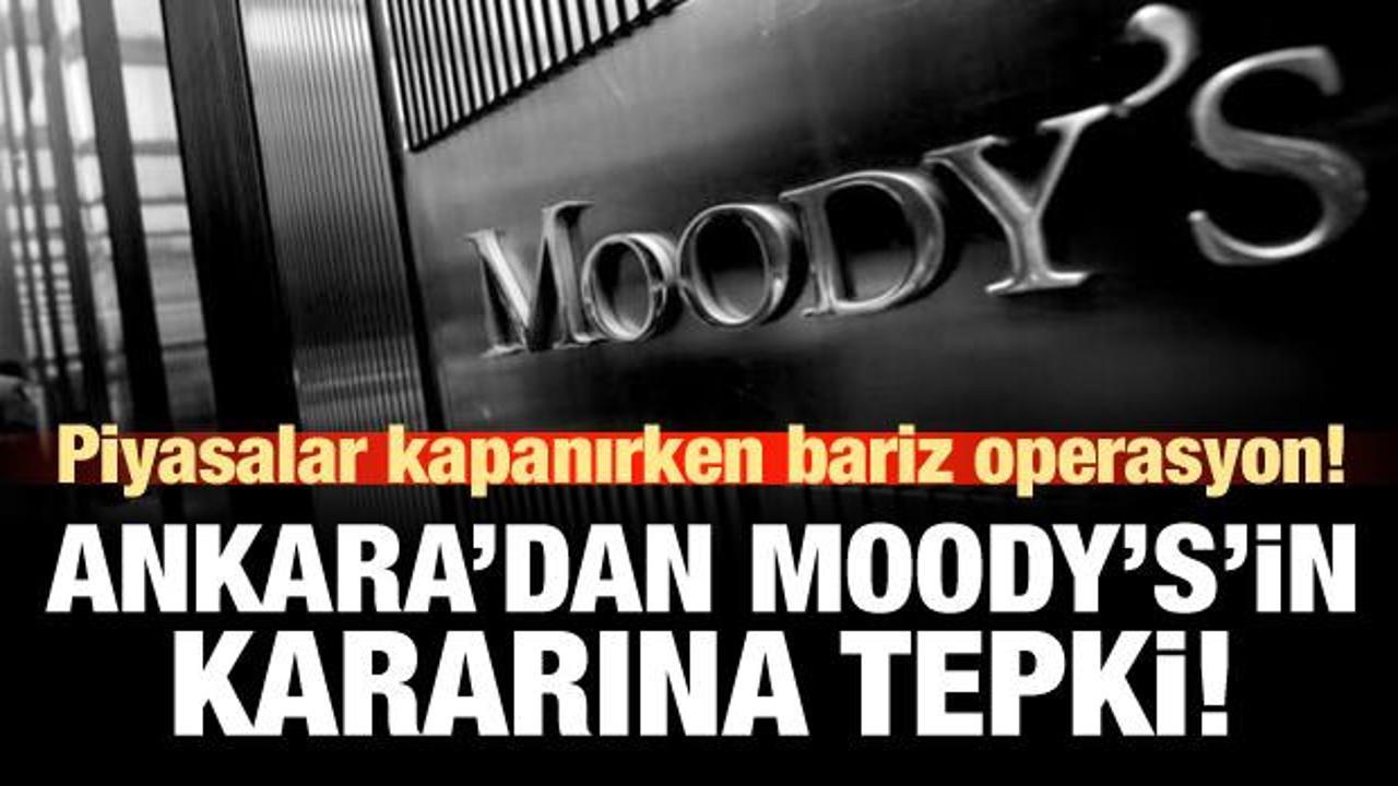 Hazine ve Maliye Bakanlığı'ndan Moody's'e tepki!