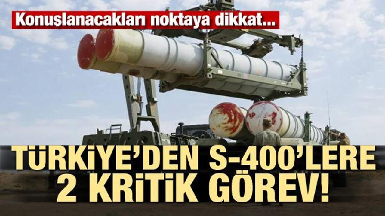 Türkiye'den S-400'lere iki kritik görev!