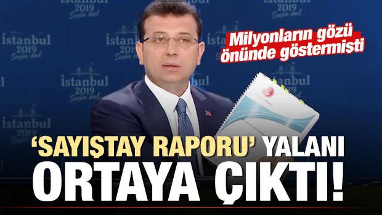 CHP adayının iddia ettiği 'Sayıştay raporu' sahte çıktı!