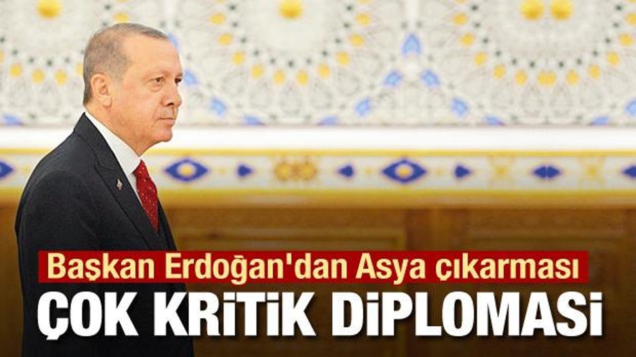 Cumhurbaşkanı Erdoğan'dan Asya’da kritik diplomasi
