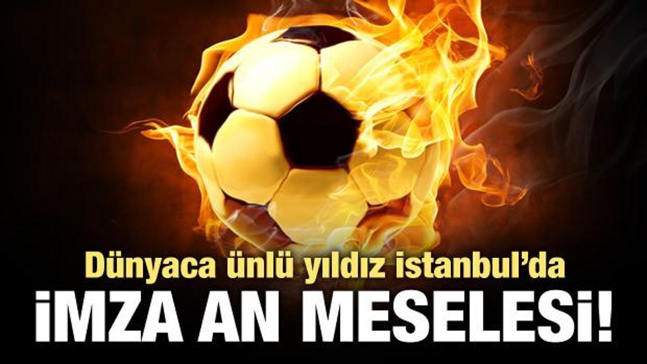 Yıldız futbolcu transfer görüşmesi için İstanbul'da!