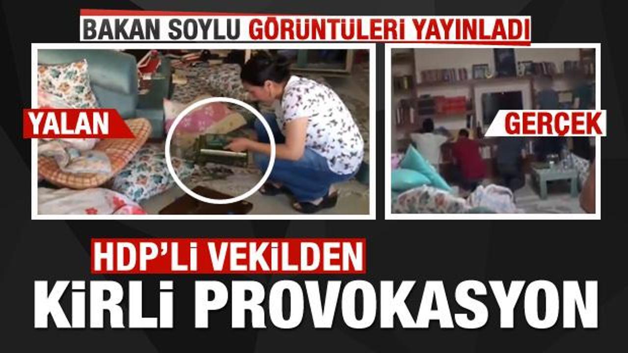 HDP'li vekilin kirli provokasyonu deşifre edildi!