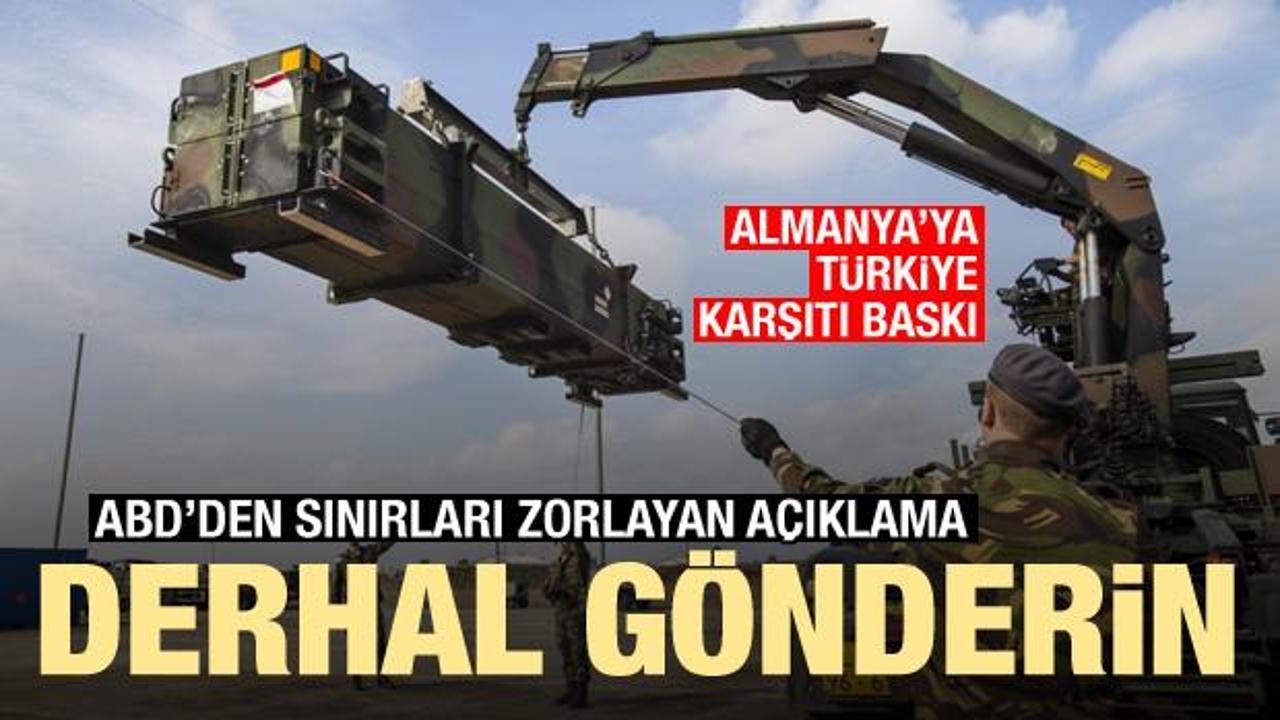 ABD'den Almanya'ya Türkiye karşıtı PKK/YPG baskısı: Derhal gönderin
