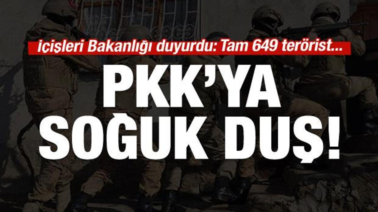 Bakanlık açıkladı: PKK'ya ağır darbe