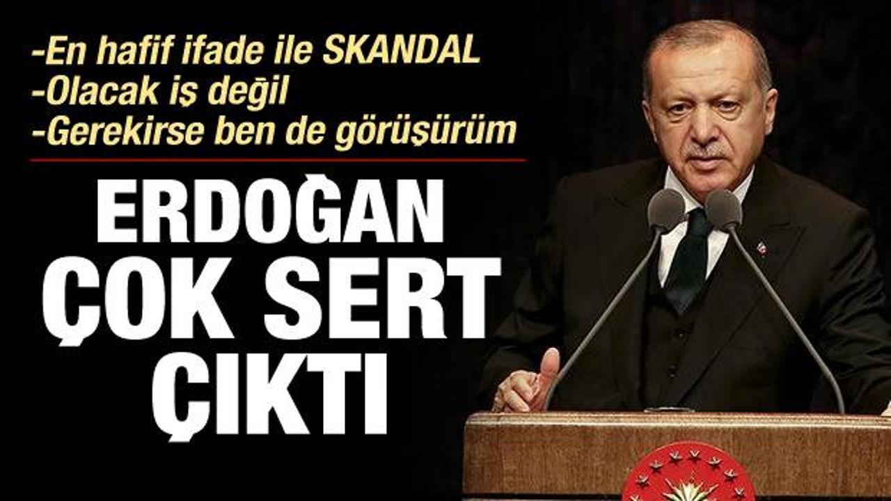 Cumhurbaşkanı Erdoğan'dan BM'ye tepki: En hafif ifadeyle skandal!