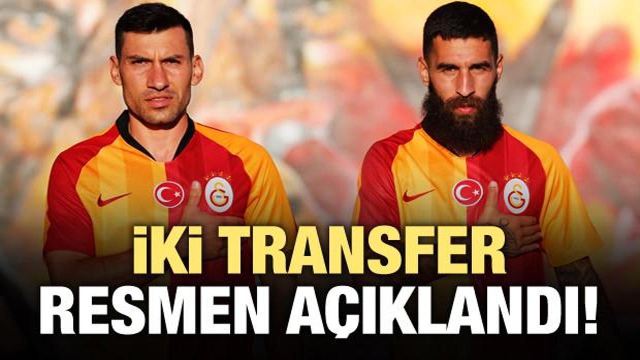 Galatasaray iki transferi birden KAP'a bildirdi!