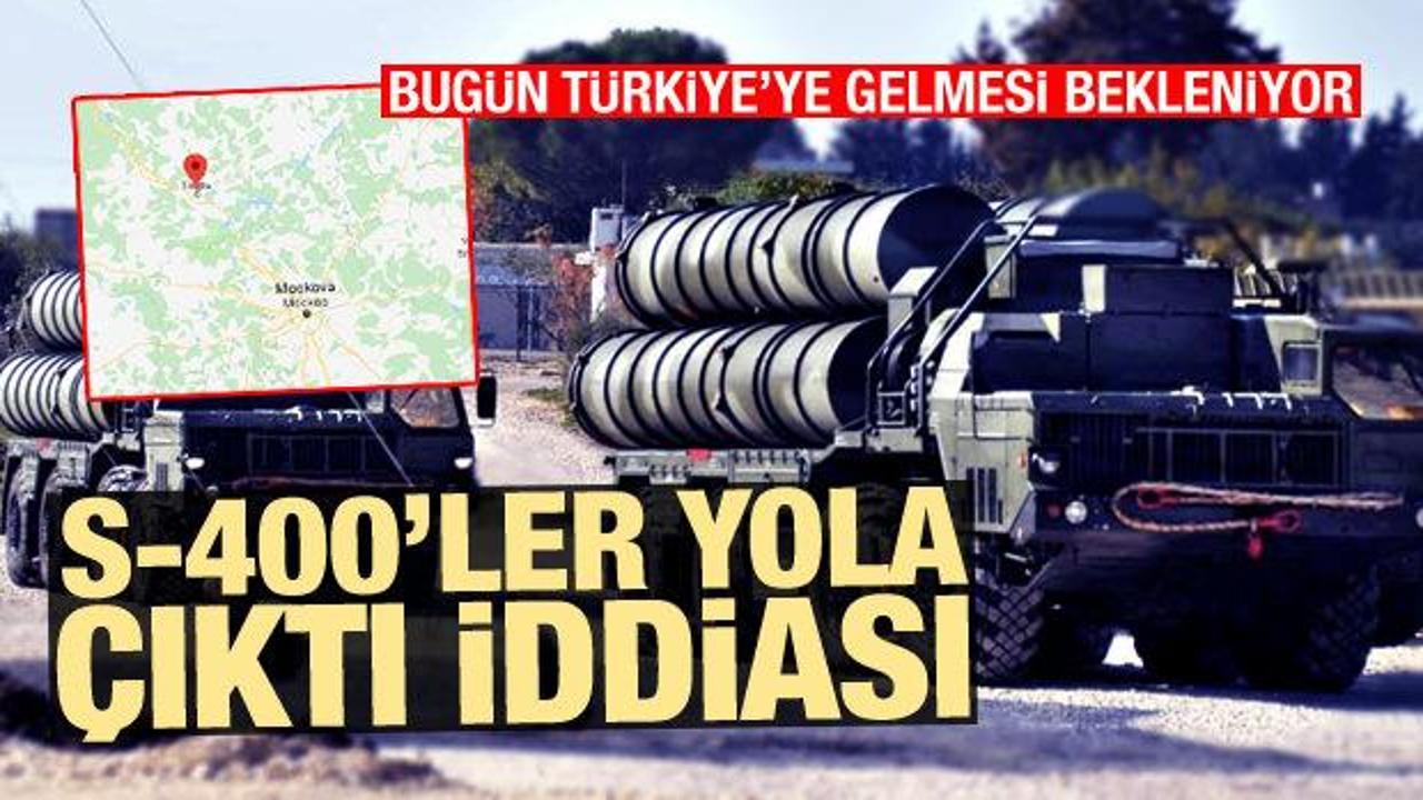 Bug&uuml;n T&uuml;rkiye'de olması bekleniyor! S-400'ler yola &ccedil;ıkacak iddiası