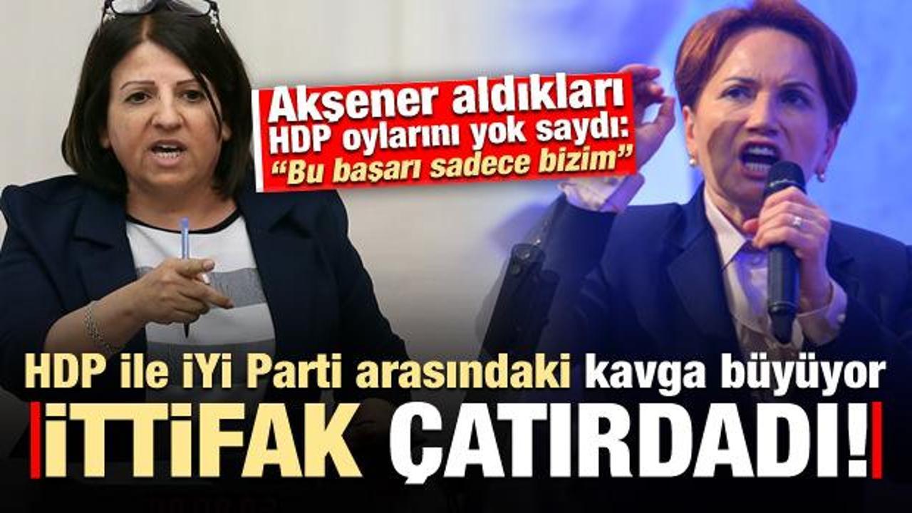 HDP-İYİ Parti arasındaki kavga büyüyor! Akşener HDP oylarını yok saydı