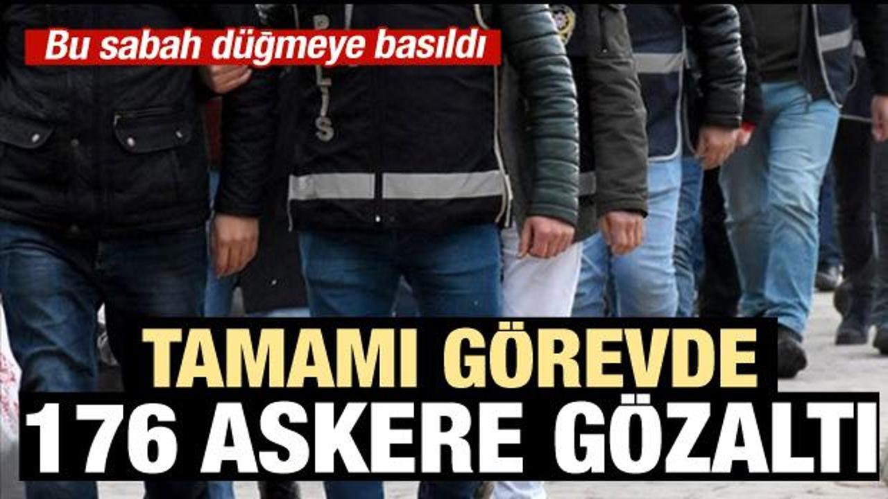 İstanbul'da büyük operasyon: 176 askere gözaltı
