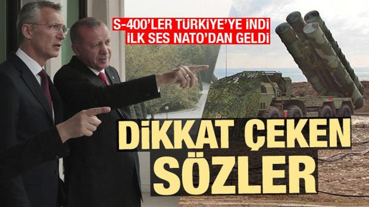 S-400'lerin Türkiye'ye gelmesinin ardından NATO'dan ilk açıklama