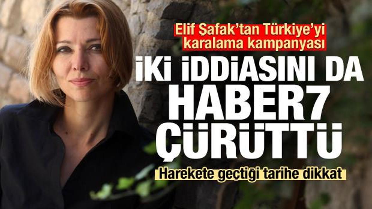 Elif Şafak'tan yine Türkiye'yi karalama kampanyası