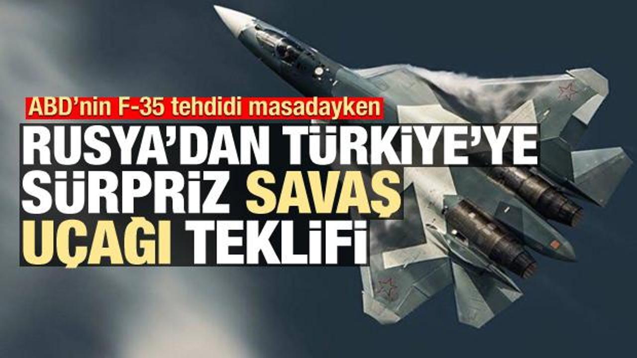 F-35 tehdidi sonrası Rusya'dan Türkiye'ye sürpriz savaş uçağı teklifi