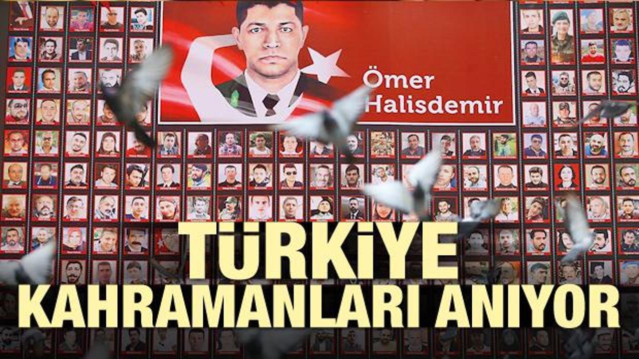 Türkiye kahramanları anıyor