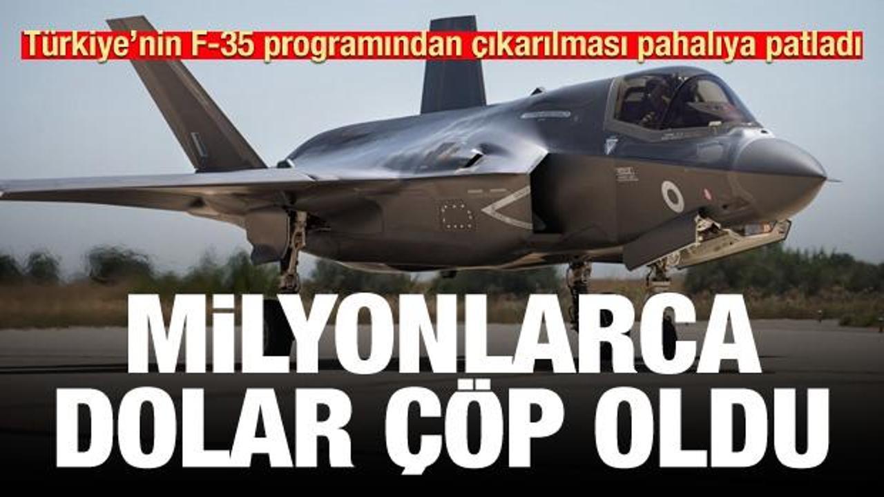Türkiye'nin F-35 programından çıkarılması 600 milyon doları çöp etti