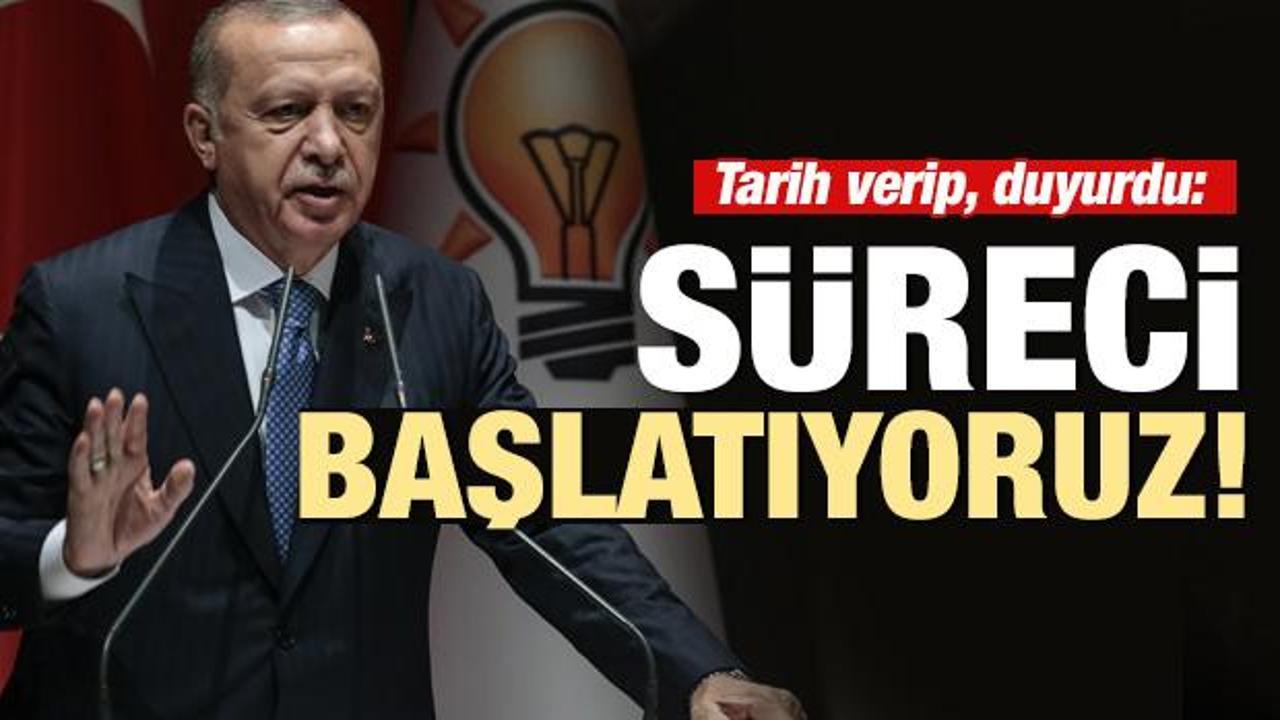 Cumhurbaşkanı Erdoğan'dan olağan kongre kararı
