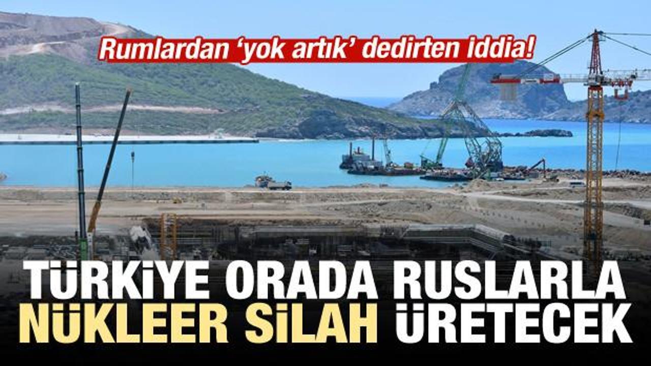 Rumlardan akılalmaz iddia: Türkiye Akkuyu'da nükleer silah üretecek!
