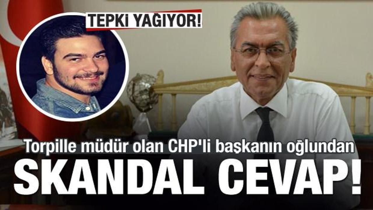 CHP'li başkanın oğlu Efe Uygur'dan tepkilere hakaretli cevap