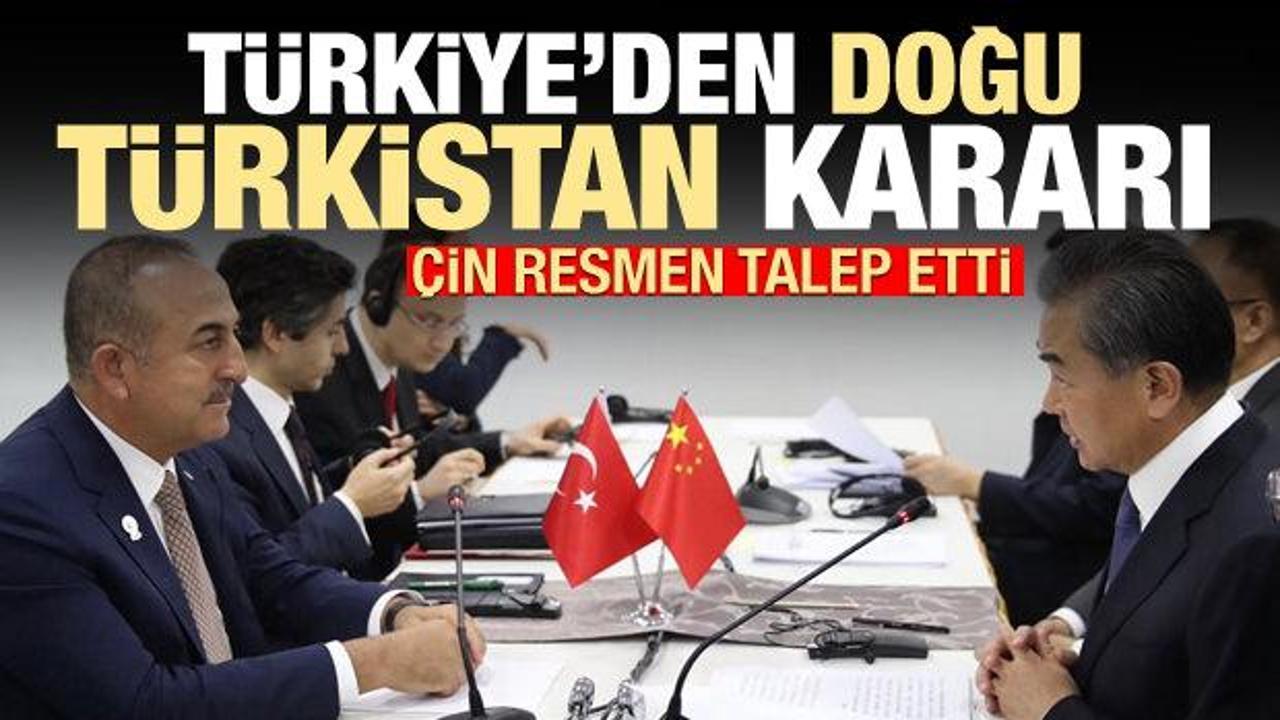Çin resmen talep etti! Türkiye'den Doğu Türkistan kararı