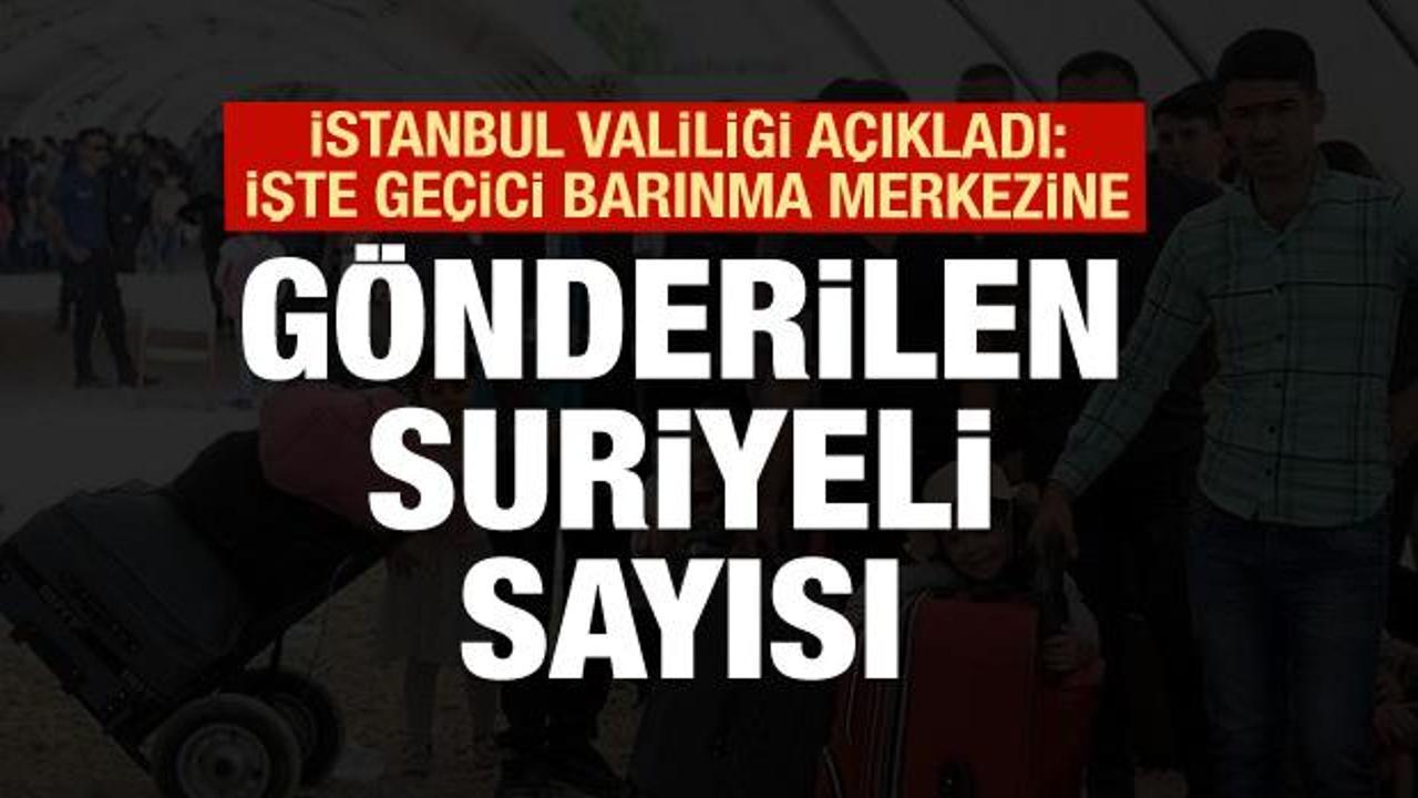  İstanbul Valiliği'nden kaçak göçmen açıklaması