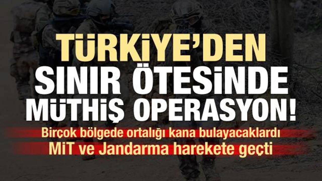 Jandarma ve MİT'ten Suriye'de müthiş operasyon! 
