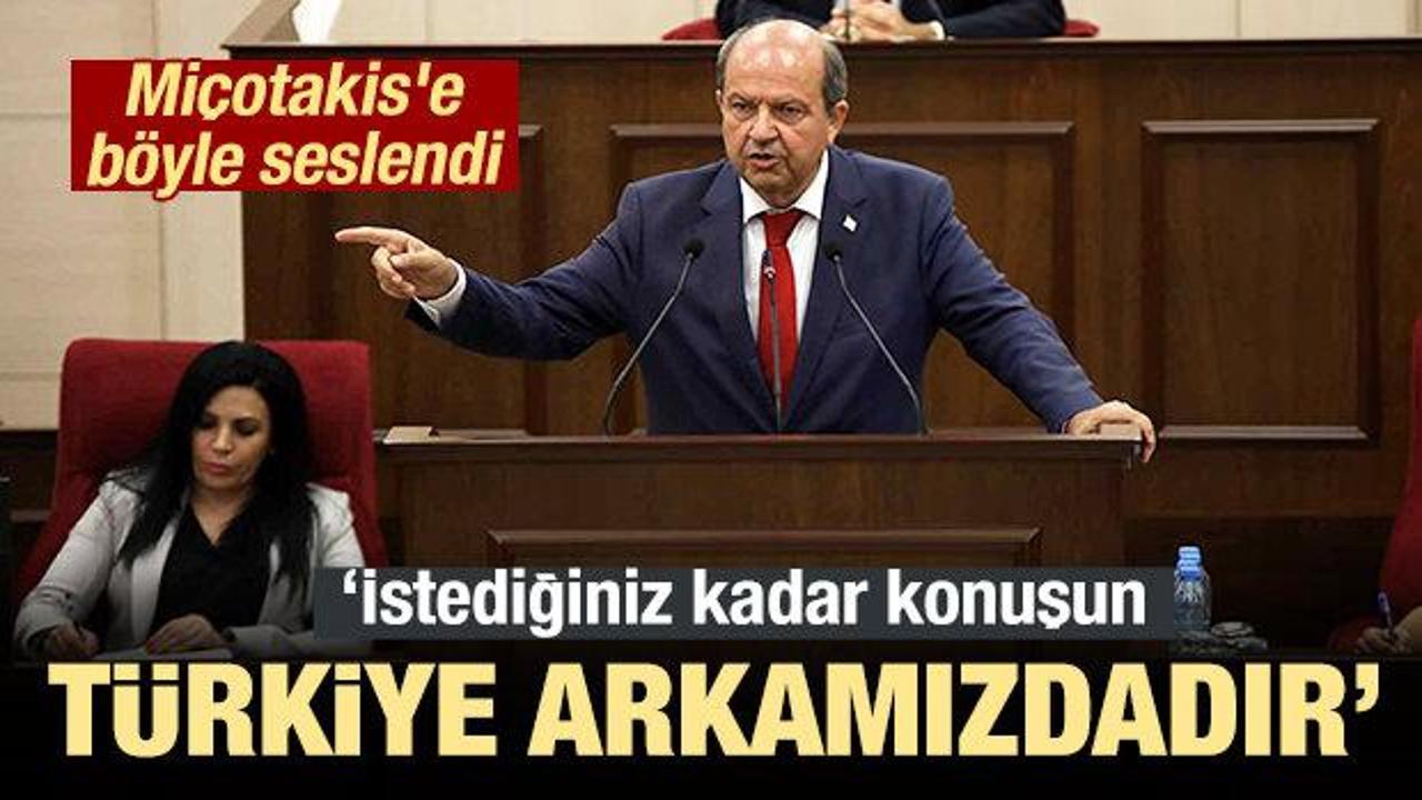 Miçotakis'e böyle seslendi: 'Türkiye arkamızdadır'